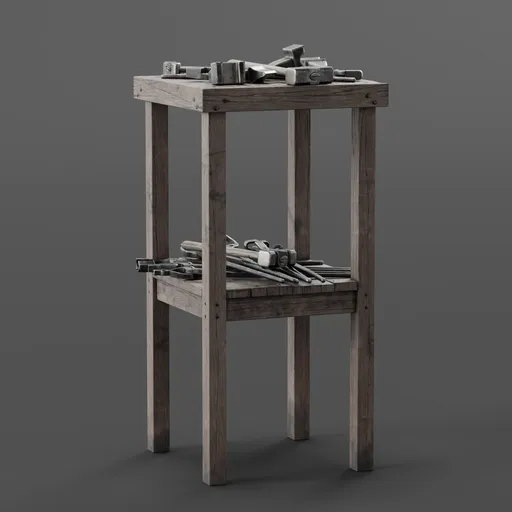 Stand with tools