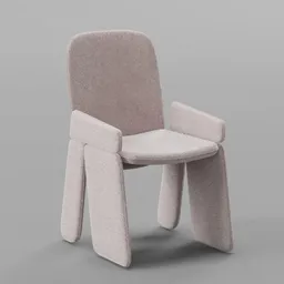 Pink Dressing Chair Armchair