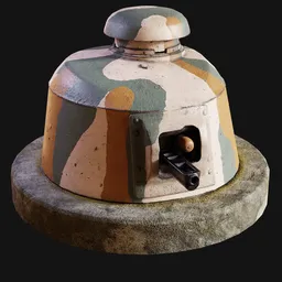 FT-17 Buried Tank Turret Camo