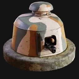 FT-17 Buried Tank Turret Camo