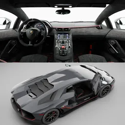 Lamborghini Advantador LP780(Rigged)