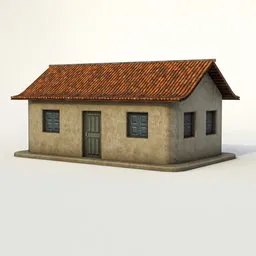 Low Poly Rural Shelter