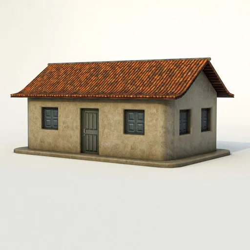 Low Poly Rural Shelter