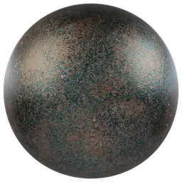 High-quality PBR metal material texture for 3D modeling in Blender, suitable for various surfaces.