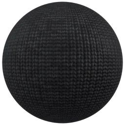 Knitted Fabric Black