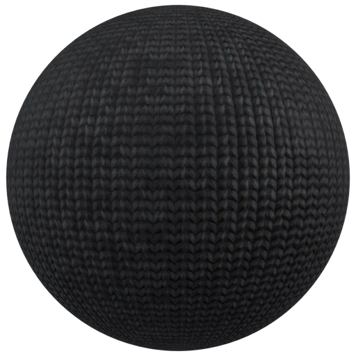 Knitted Fabric Black