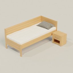 Corner bed