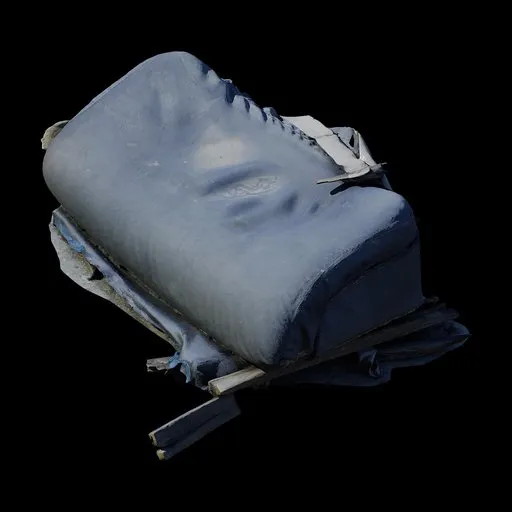Scan discarded sofa