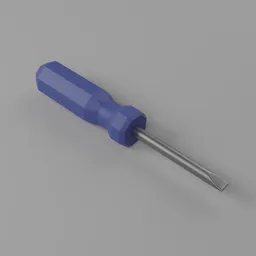 Stylized Flathead Screwdriver