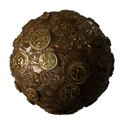Stylized Pirate Coins