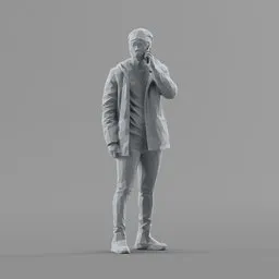 Lowpoly Male Standing