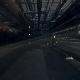 Rusted Industrial Pipe Grid