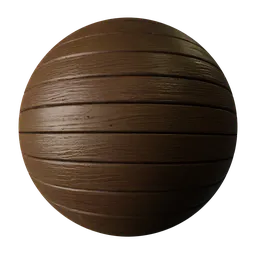 2K PBR plain wood texture with natural tiling, ideal for 3D materials in Blender and other apps.