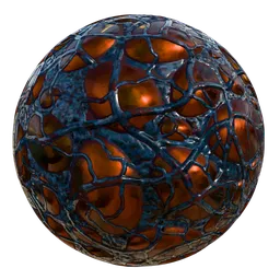 Stylize metallic scifi texture