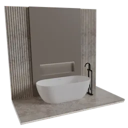 Elegant bathtub