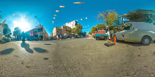 Busy Street Festival Daylight