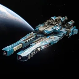 Scifi Space Ship Dreadnought
