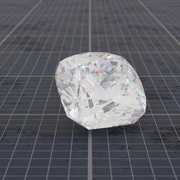 Cushion cut diamond