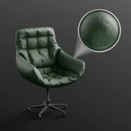 Leather Chair [Crocodile]