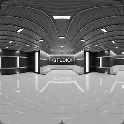 Studio Black Brick HDRi