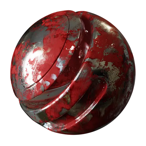 Metal Paint Brushstroke