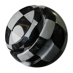 Checkerboard Marble Tiles