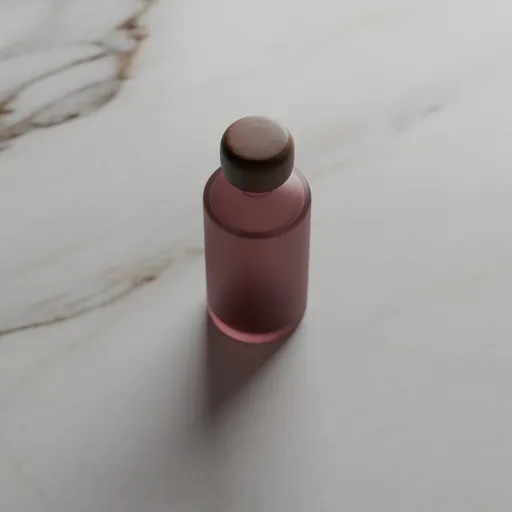 Minimal Bottle on Marble