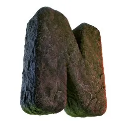 N Letter of Alphabet Stone Carved