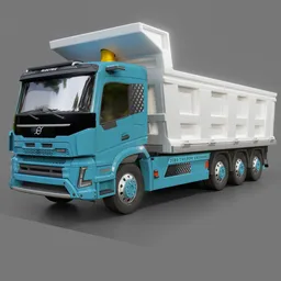 Volvo Electric FMX Dump Truck(Rigged)