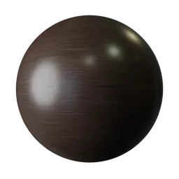 Glossy Dark Oak Wood