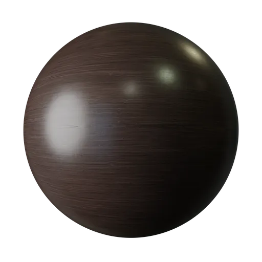 Glossy Dark Oak Wood