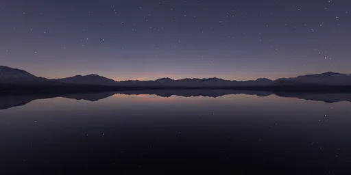 Peaceful Twilight under Stars