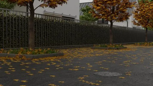 Autumn Street Scene