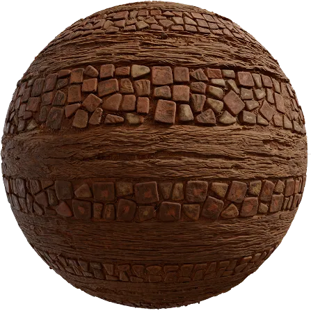 Wood Stone Pathway