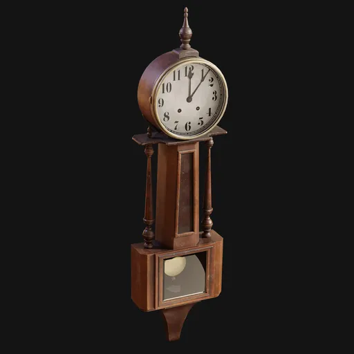 Antique Revival Banjo Wall Clock