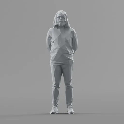 Lowpoly Male Standing