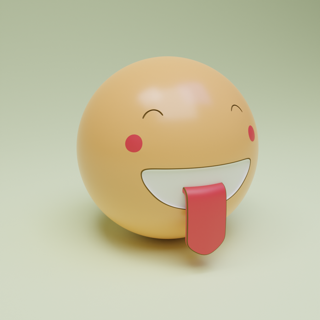 Smiling face with Smiling eyes | FREE Characters models | BlenderKit