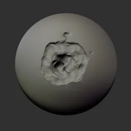 NS Concrete Damages Bullet Impact