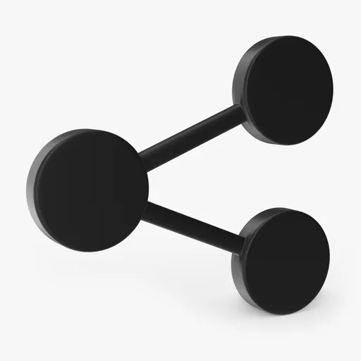 Black Share Icon