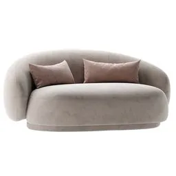 "JULEP ISLAD Sofa, designed by Jonas Wagell, is a stunning 3D model for Blender 3D. This beautiful sofa features two pillows, a contemporary hourglass shape, and a refined nose-like aesthetic. Perfect for any modern interior design project."