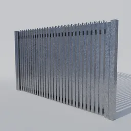 Metal Security Fence