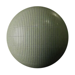 Glazed Tile 20×100mm Green