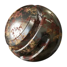 Chipped Rusted Metal