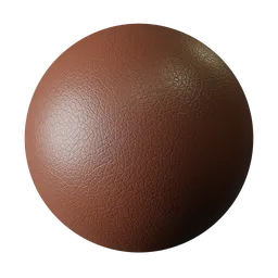 High-resolution 4K PBR leather texture for 3D modeling in Blender and other software.