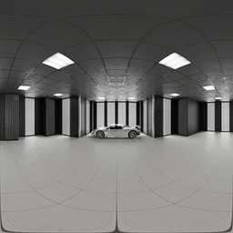 Dark Studio Car Light