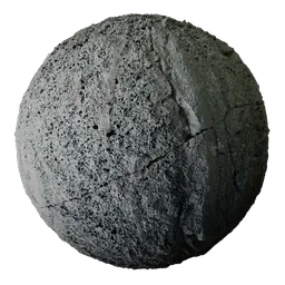 Basalt Rock Stone PBR Scan