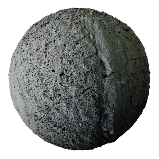 Basalt Rock Stone PBR Scan