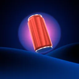 Cinematic Dark Can Product Studio