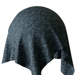 Ornamental Blue Chenille