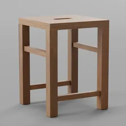 wooden stool